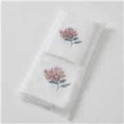 Pilbeam - Hydrangea Hand Towel & Face Washer In Organza Bag