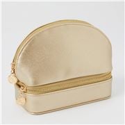 Pilbeam - Amara Cosmetic & Jewellery Holder Case Gold