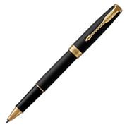 Parker - Sonnet Black Lacquer w/Gold Trim Rollerball Pen