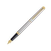 Waterman - Hemisphere Stainless Steel Gold Trim Fountain Pen