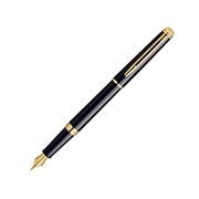 Waterman - Hemisphere Black w/23k Gold Trim Fountain Pen