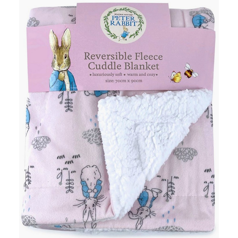 Peter rabbit 2025 blanket pink