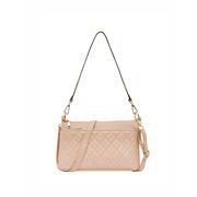 Serenade Leather - Tiana Quilted Leather X-Body Bag Pink