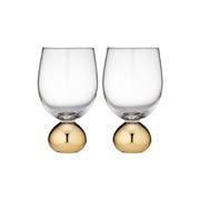 Tempa - Astrid Wine Glass Gold Set 2pce