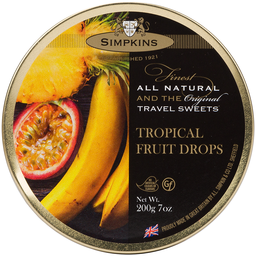 simpkins travel sweets tropical flavours