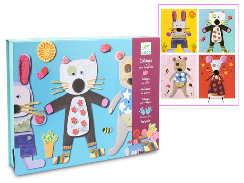 DJECO Le Petit Artist Collages for Little Ones Activity Set