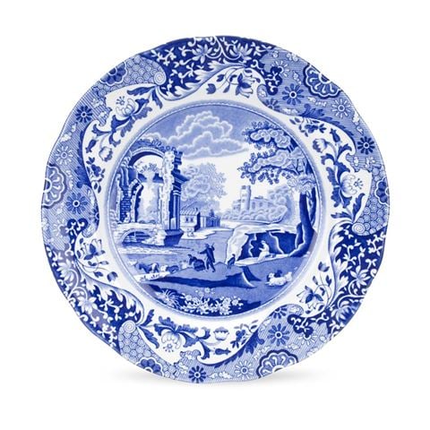 Spode Blue Italian Entree Plate 19cm Set 4pce - Peter's of Kensington