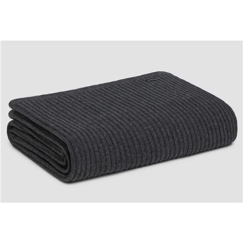 Bemboka Wide Rib Angora & Merino Wool Throw Grey - Peter's of Kensington