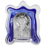 Clarte Icon - Lord God's Wisdom Blue Frame 5.5cm