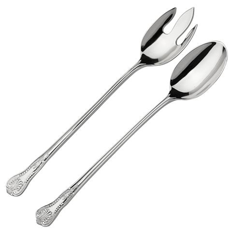 Whitehill - Kings Silver Plated Salad Server Set