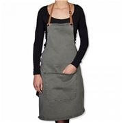 Dutchdeluxes - BBQ Style Apron Canvas Grey Green