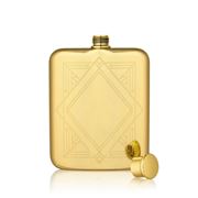 Viski - Gold Art Deco Flask