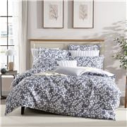 Private Collection - Wynter Navy Quilt Cover Set Queen 3pce