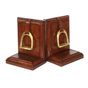 Rossini Leather - Book Ends Tan Small Set 2pce