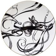 Rory Dobner - Swirly Masked Skull Plate Large 27cm