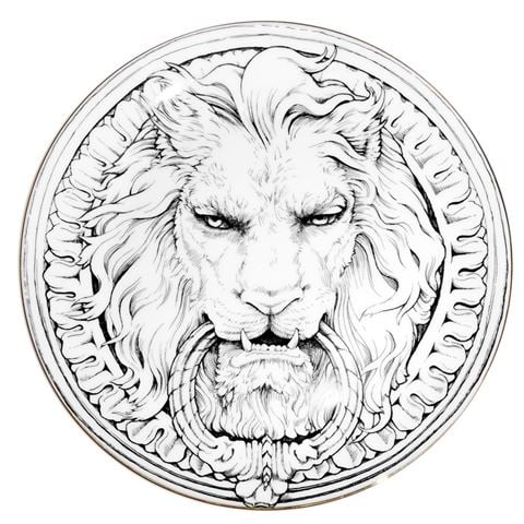 Rory Dobner The Ink House Knocker Plate Medium 21cm - Peter's of Kensington