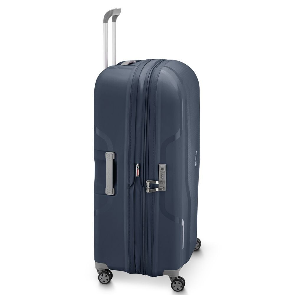 Delsey - Clavel Expandable Suitcase Blue Jean 83cm | Peter's of Kensington