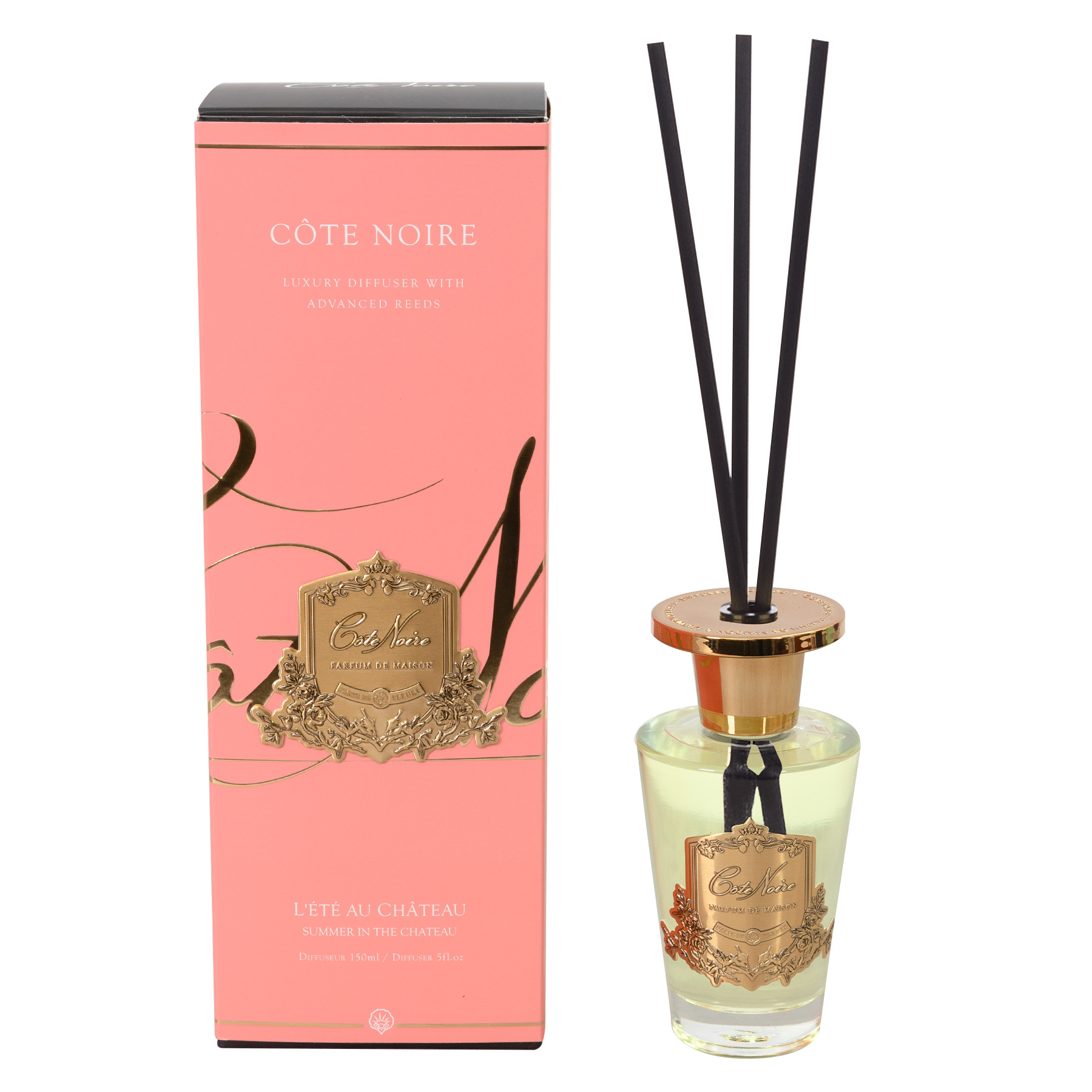 Cote Noire Summer In The Chateau Gold Diffuser 150ml Peter's