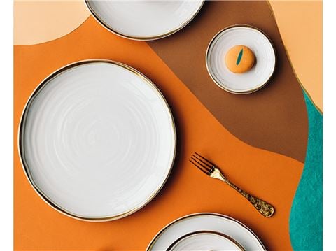 Bernardaud - Albatre Coupe Dinner Plate 27cm