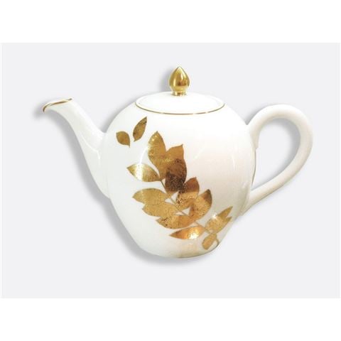 Bernardaud Vegetal Or Boule Teapot 1L - Peter's of Kensington