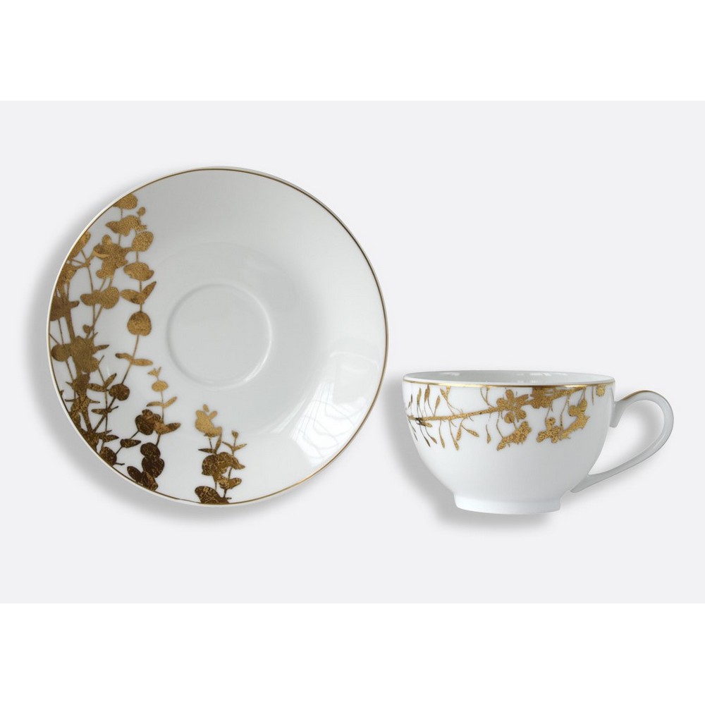 Bernardaud Vegetal Or Teacup Saucer Peter s of Kensington