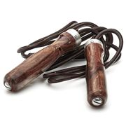 The MVP - Heritage Brown Leather Jump Rope
