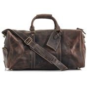 The MVP - Heritage Brown Leather Sports Duffle