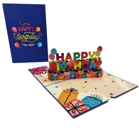 Colorpop - Happy Birthday Greeting Card