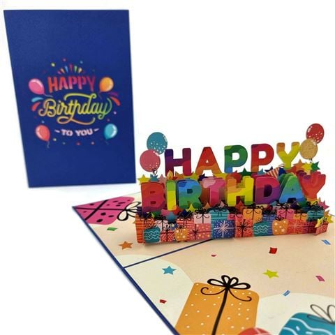 Colorpop - Happy Birthday Greeting Card