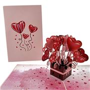 Colorpop - Hearts Balloon Box Card