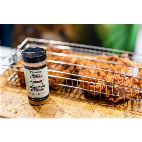 Flaming Coals - Spit Rotisserie Multi Use Basket Large