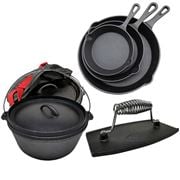 Flaming Coals - Cast Iron Cookware Combo