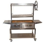 Flaming Coals - Deluxe Parrilla BBQ Grill with Firebricks