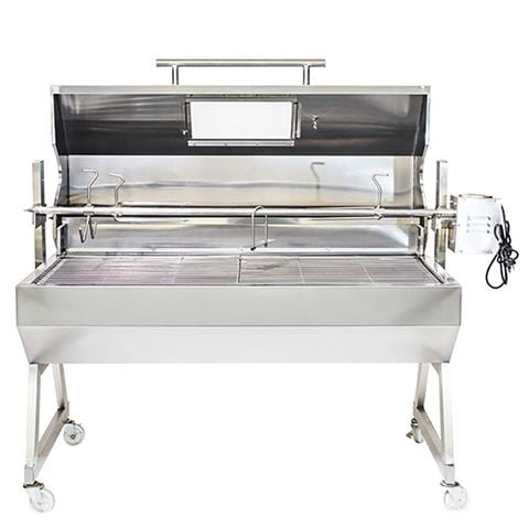 Flaming Coals Hooded Spartan Spit Roaster 1500 60kg - Peter's of Kensington