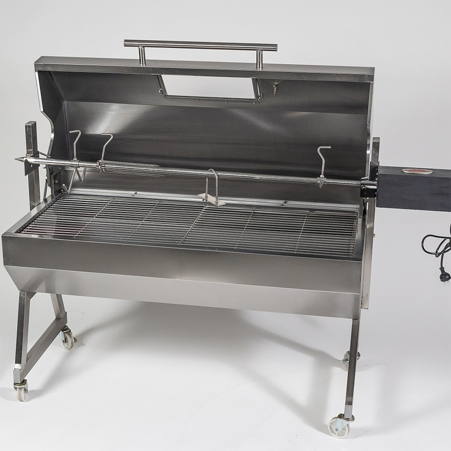 Flaming Coals Gas Spit Roaster 150cm Set with 60kg Motor Peter's of