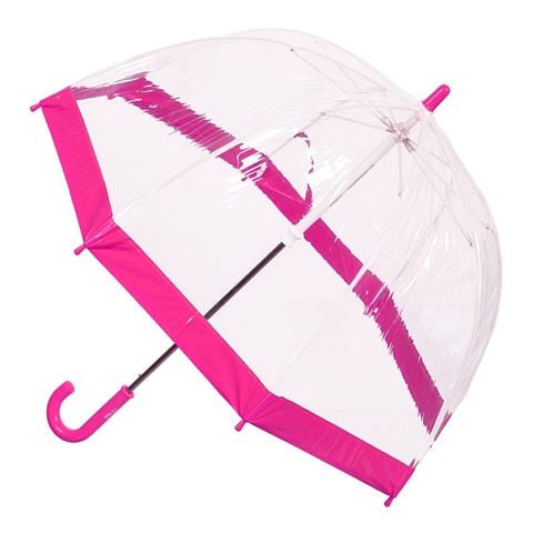 Clifton - Kids Birdcage Umbrella w/Pink Trim