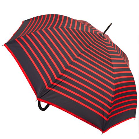 Guy de Jean - Jean-Paul Gaultier Auto Umbrella Black & Red