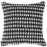 Bandhini - Shell Kauri Black Cushion 50x50cm