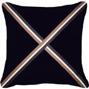 Bandhini - Braid Cayman Black Cushion 55x55cm