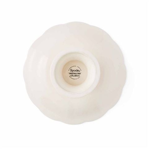 Spode - Christmas Tree Sculpted Footed Candy Dish 18cm
