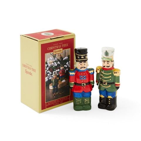 Spode - Christmas Tree Nutcracker Salt & Pepper Shakers