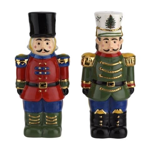 Spode - Christmas Tree Nutcracker Salt & Pepper Shakers