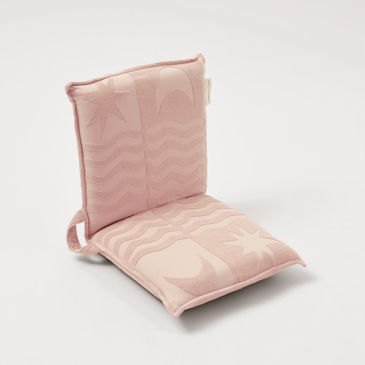 SUNNYLIFE Terry Travel Lounger Chair Salmon SUNNYLIFE Terry Travel Lounger Chair Salmon