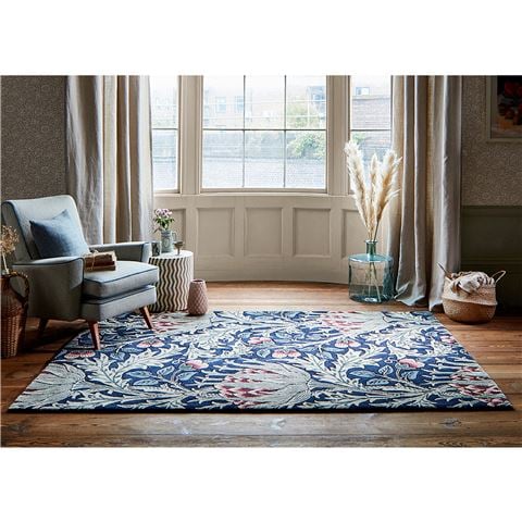 Morris & Co Artichoke Rug Mineral 280x200cm - Peter's of Kensington