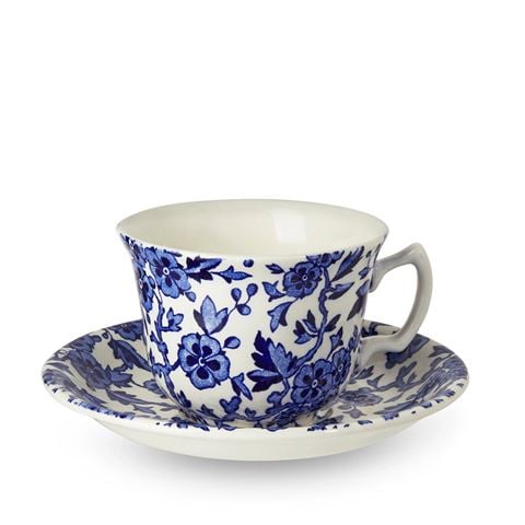 Burleigh - Blue Arden Tea Cup & Saucer Set 187ml 2pce