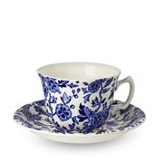 Burleigh - Blue Arden Tea Cup & Saucer Set 187ml 2pce