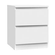 Artiss - Bedside Table Drawer Nightstand Lamp Side White