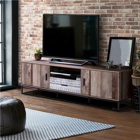 Artiss - TV Entertainment Wooden Industrial Rustic 180cm