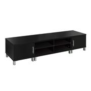Artiss - Entertainment Unit With Cabinets Black