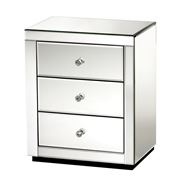 Artiss - Bedside Tables Drawers Mirrored Set Of 2